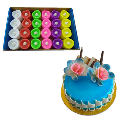 "Cake and Diyas - code CD08 - Click here to View more details about this Product